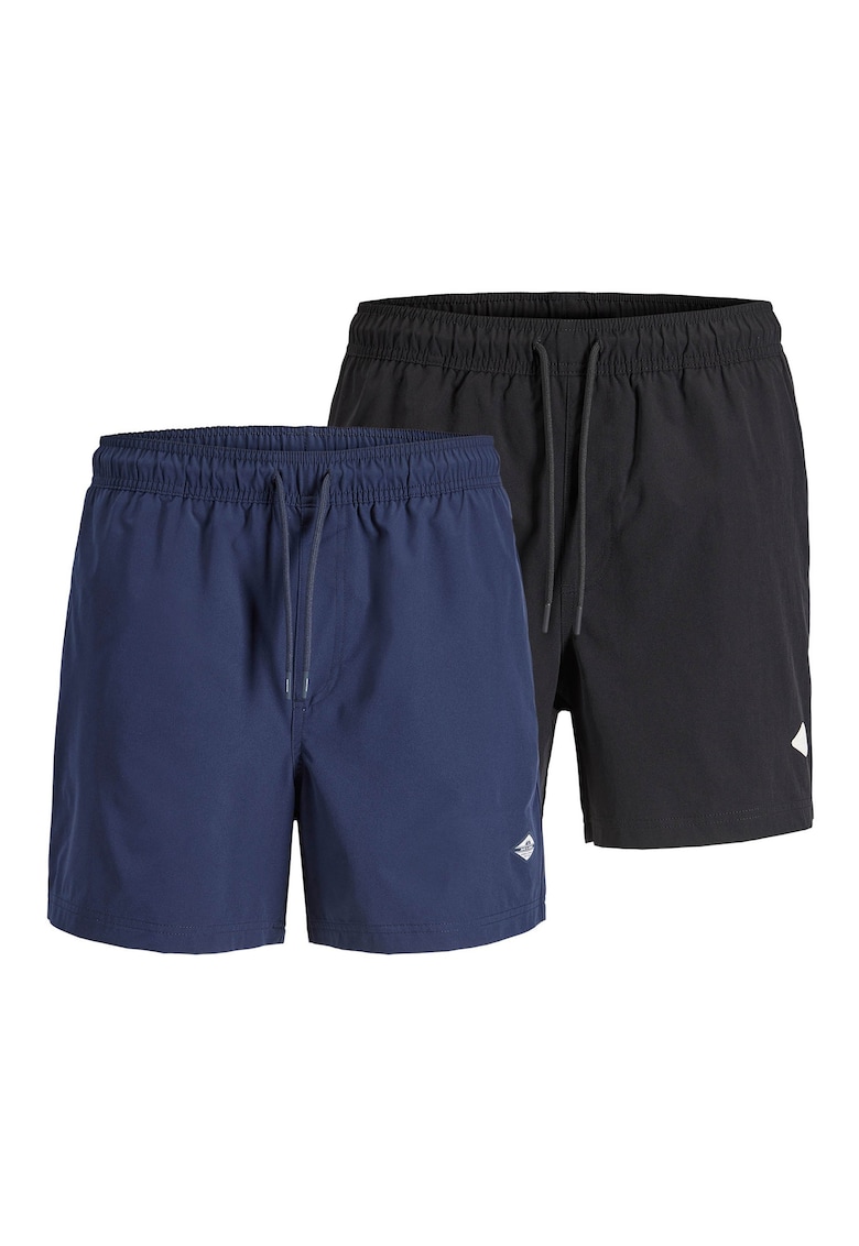 Set de pantaloni scurti de baie Maui Tropic - 2 perechi - Negru/Albastru inchis