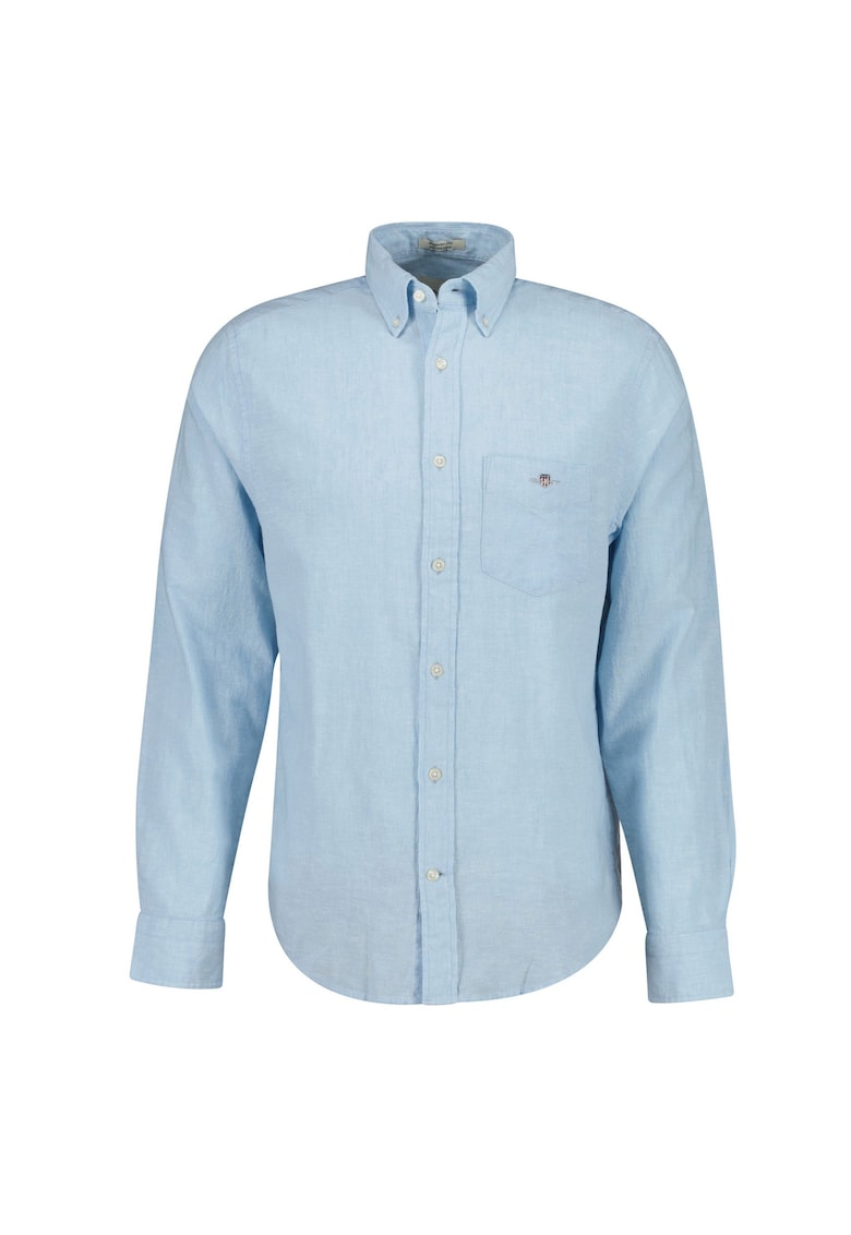 Camasa regular fit cu guler Oxford - Albastru deschis