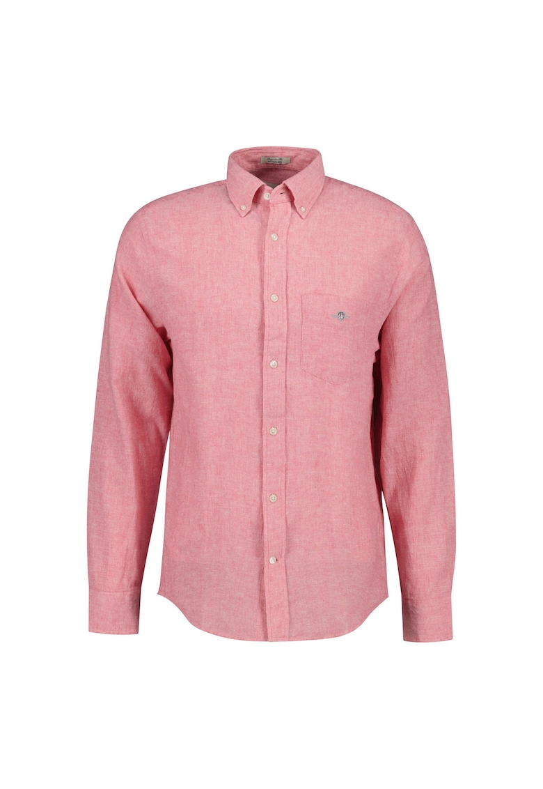 Camasa regular fit cu guler Oxford - Roz