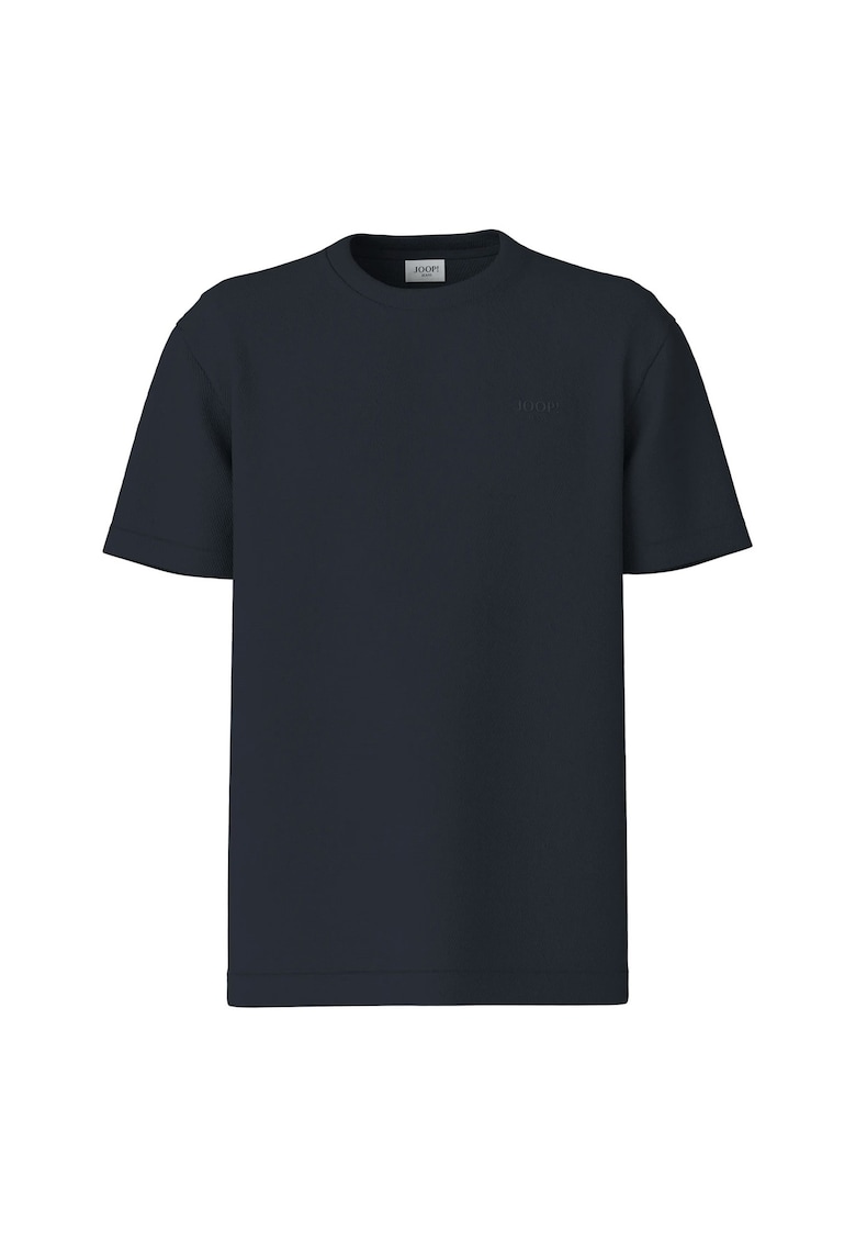 JOOP Jeans JOOP! - Tricou cu decolteu la baza gatului Amareus - Albastru inchis