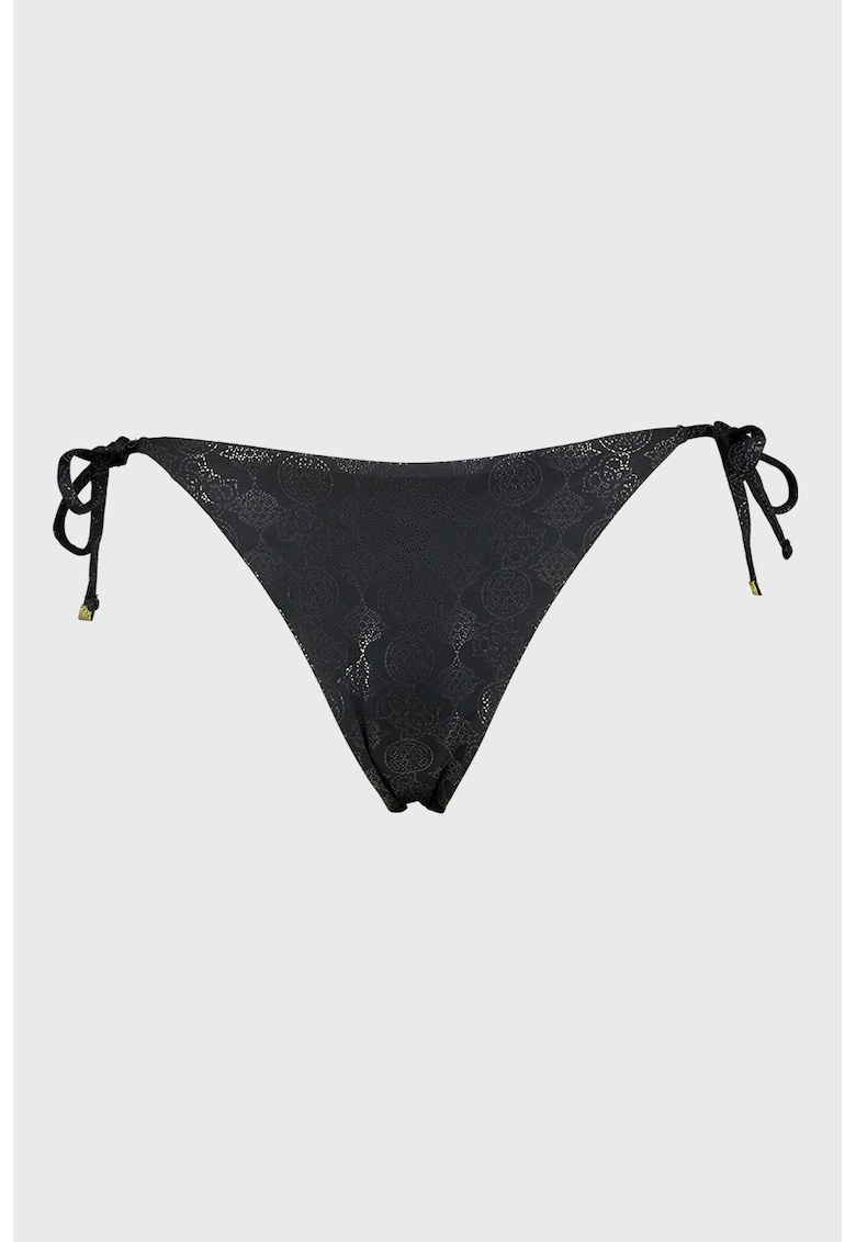 Slip cu imprimeu logo - Negru
