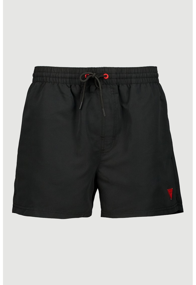 Pantaloni scurti de baie cu buzunare - Negru