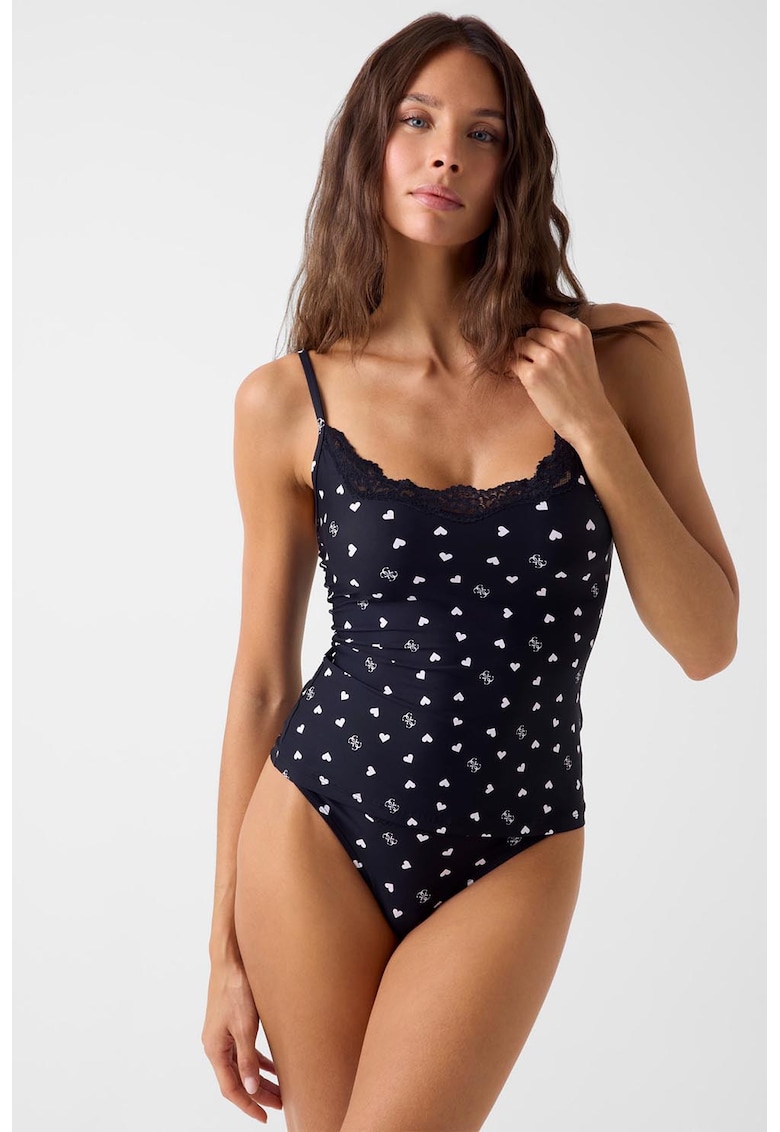 Pijama cu model Lison - Negru