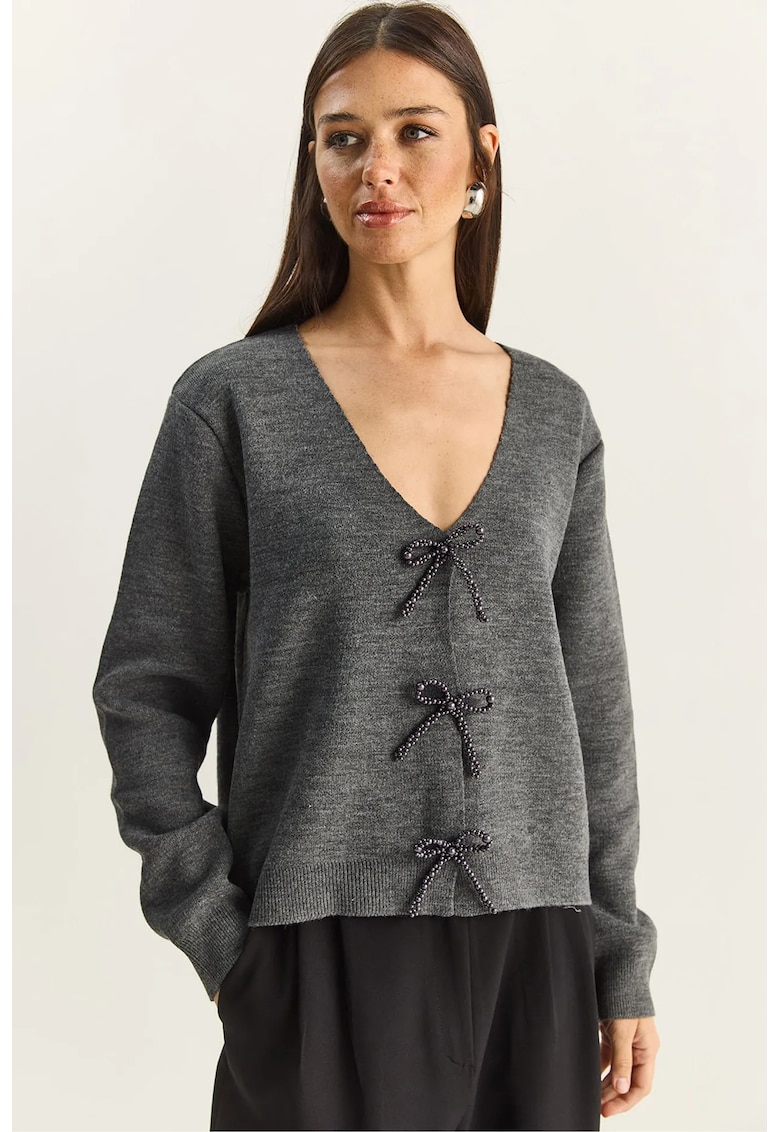 Cardigan dama gri - One Size