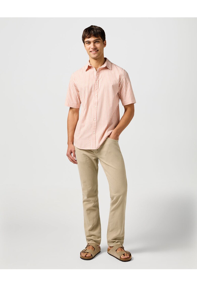 Pantaloni barbati - Greensboro - bej - bumbac -