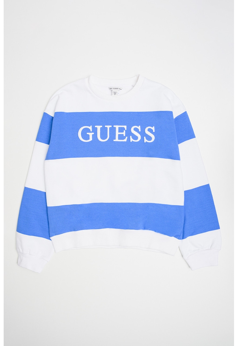 Bluza de trening cu logo - Alb/Albastru azur