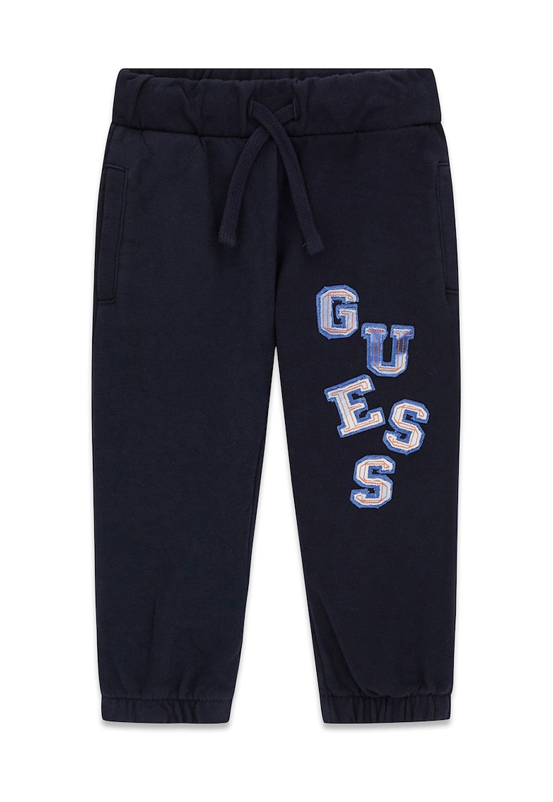 Pantaloni de trening cu imprimeu logo - Albastru ultramarin