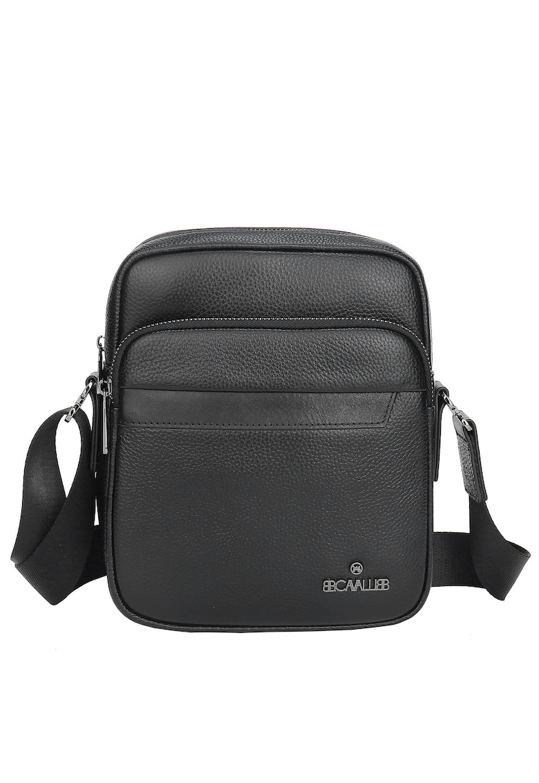Geanta crossbody din piele Cremona - Negru