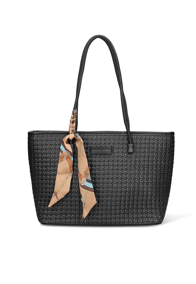 Geanta shopper de piele ecologica Emberly Pro - Negru