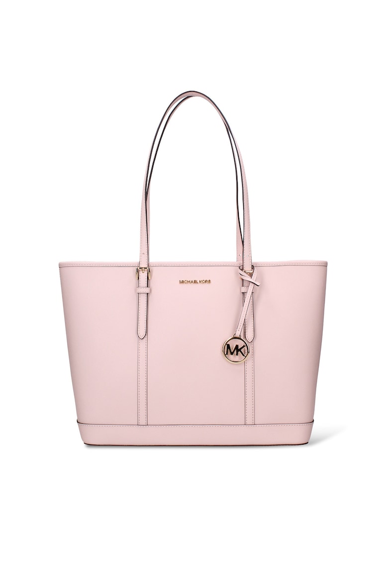 Geanta shopper de piele Valoria Nova - Roz pastel