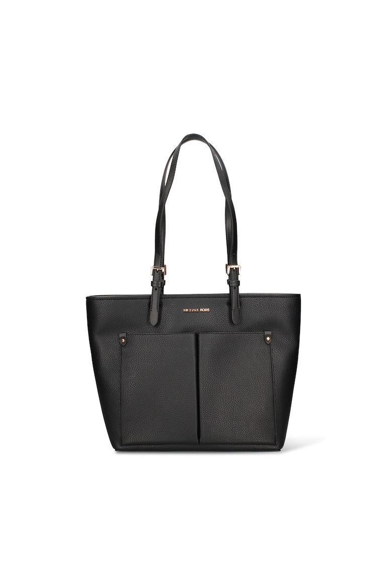 Geanta shopper de piele ecologica Aurelie Pro - Negru