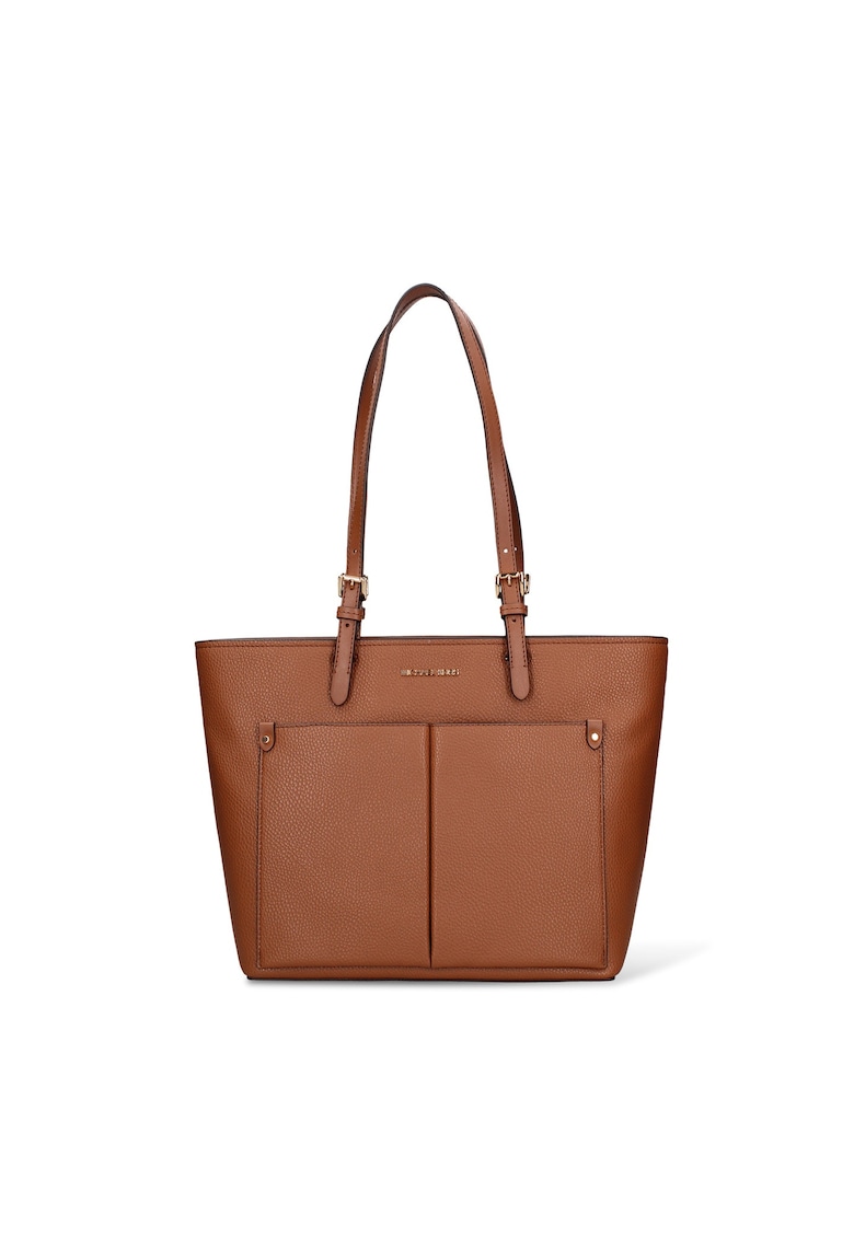 Geanta shopper de piele ecologica Aurelie Pro - Maro