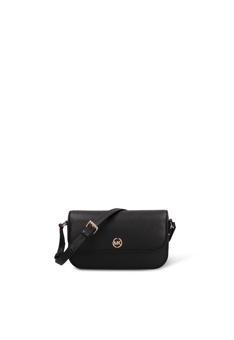 Geanta crossbody de piele Elora Elite - Negru
