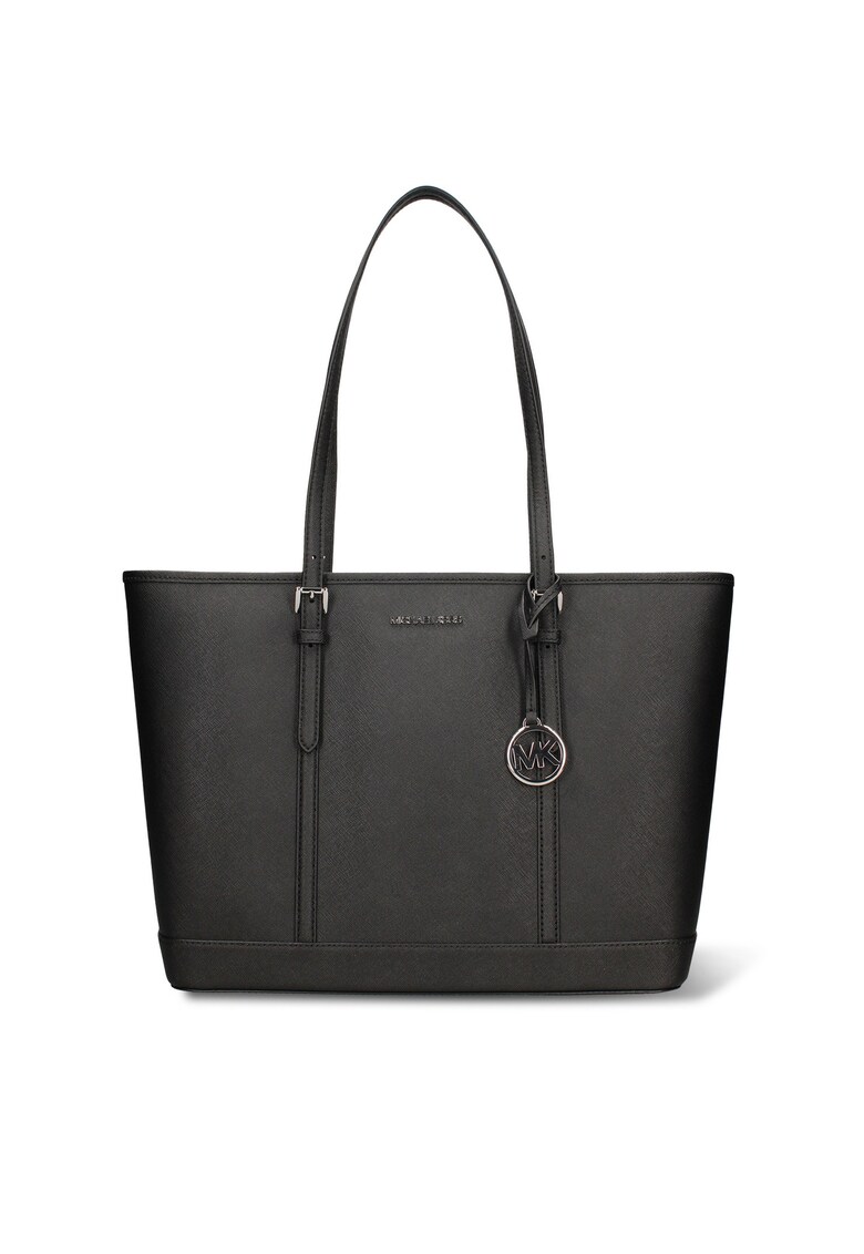 Geanta shopper de piele Azelia Plus - Negru