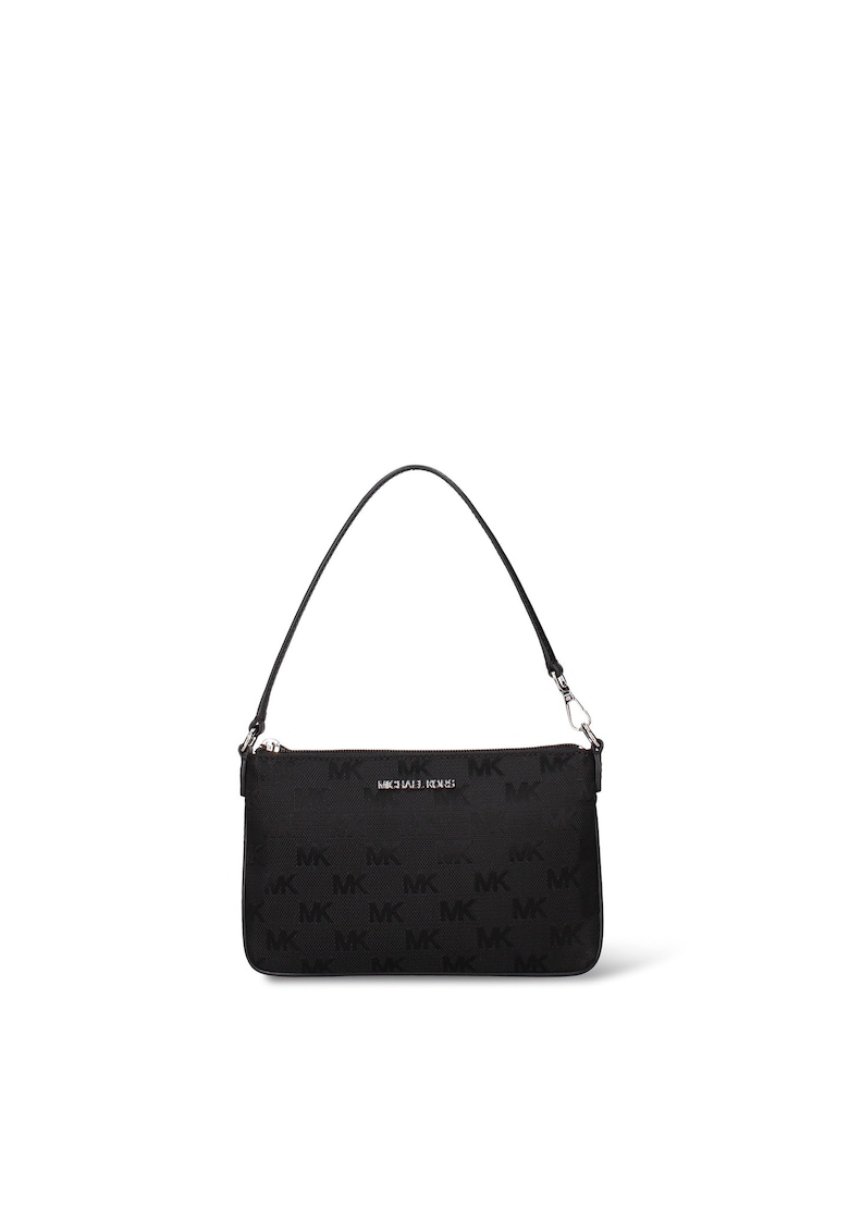 Geanta cu maner si monograma - Negru