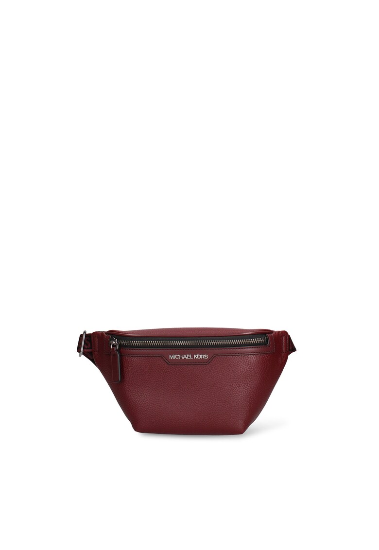 Borseta de piele Ares - Visiniu