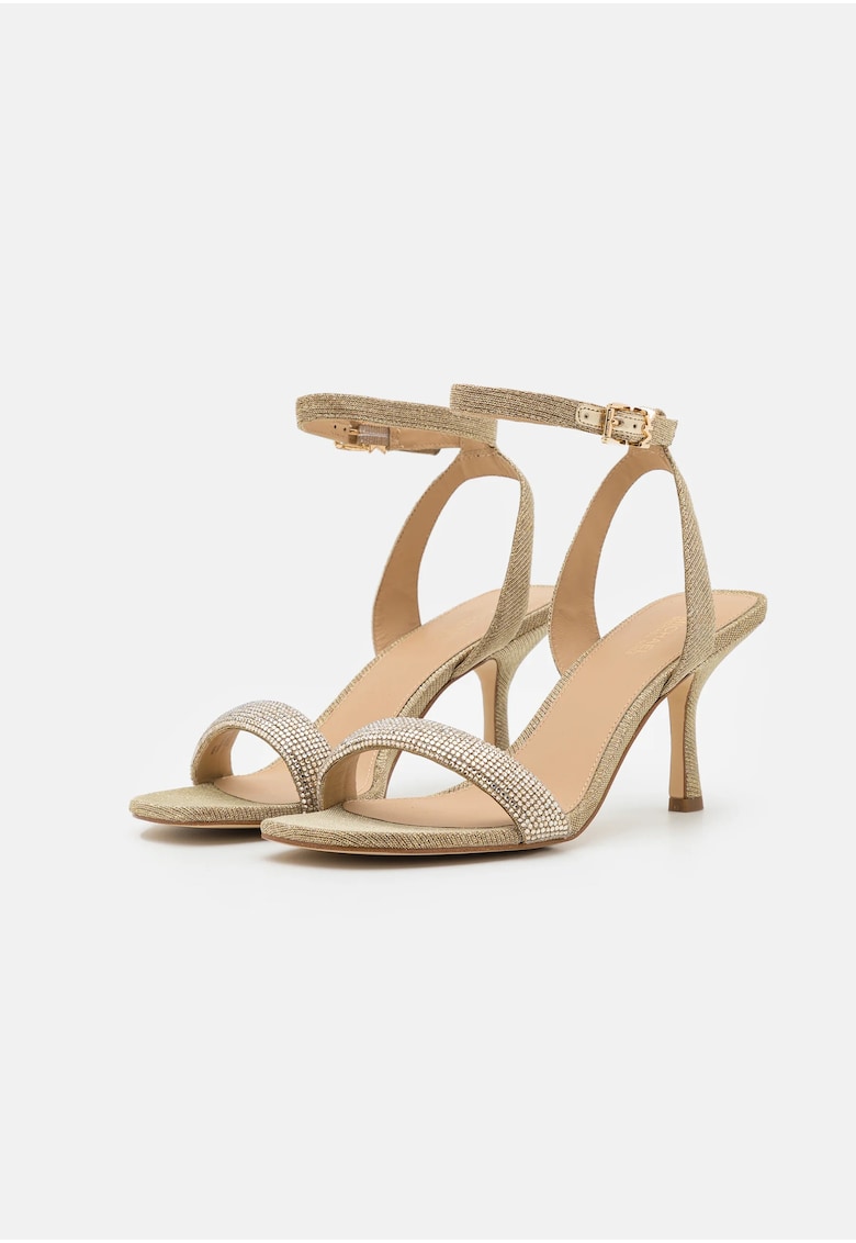 Sandale cu strasuri Zeffira Chic - Auriu