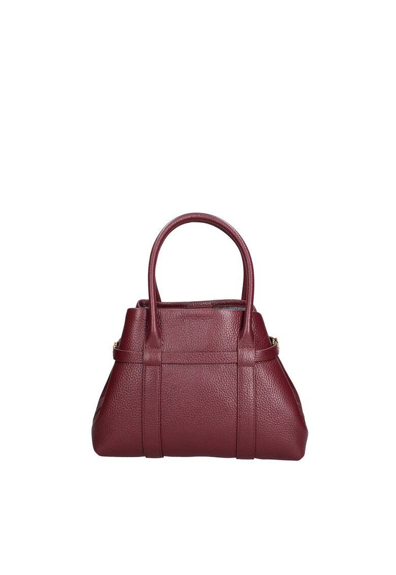Geanta din piele cu maner Valoria Nova - Visiniu
