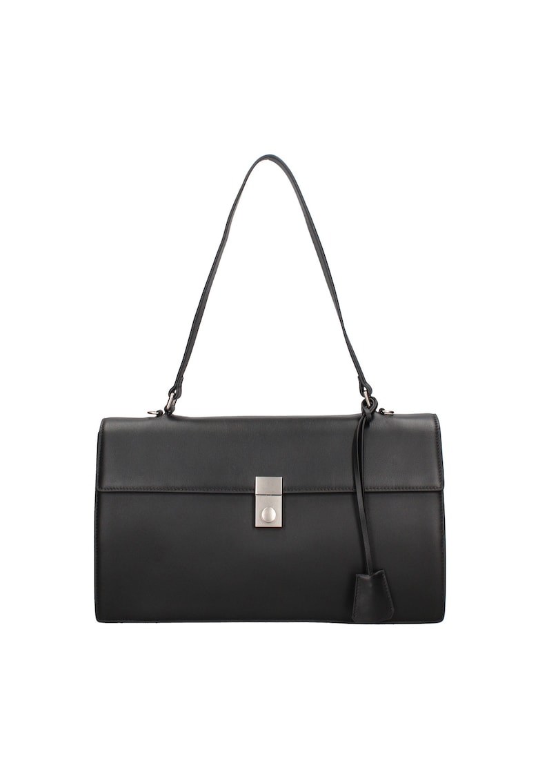 Geanta de piele cu bareta de umar Ereba Ultra - Negru