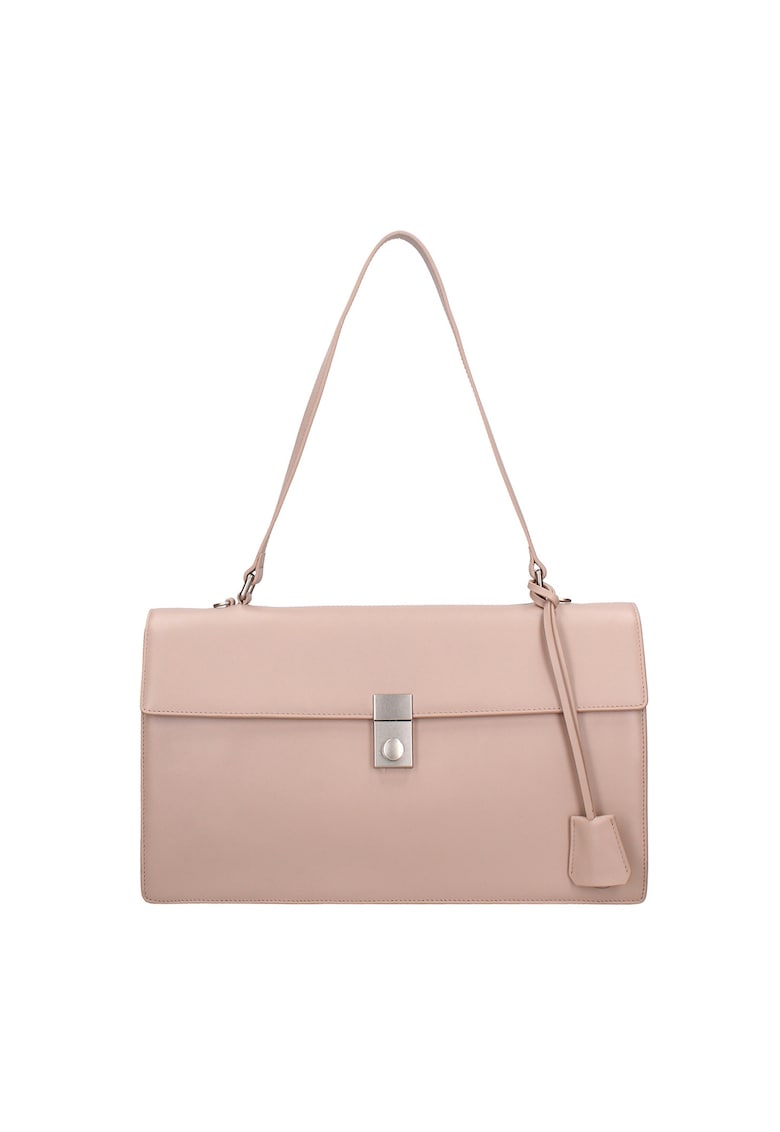 Geanta de piele cu bareta de umar Ereba Ultra - Roz deschis