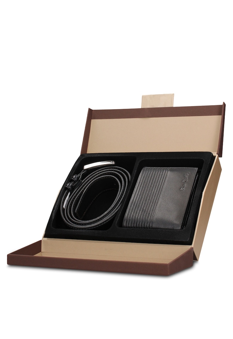 Set de portofel si curea din piele Erevan