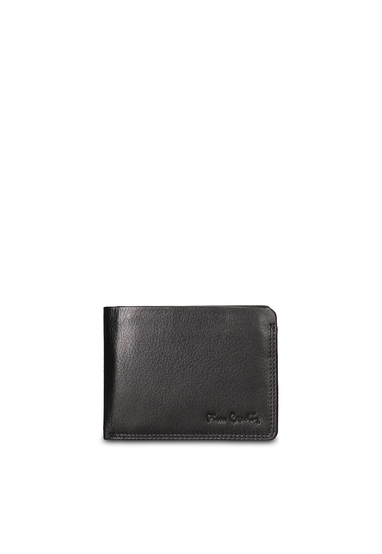 Portofel din piele Veridia Plus - Negru