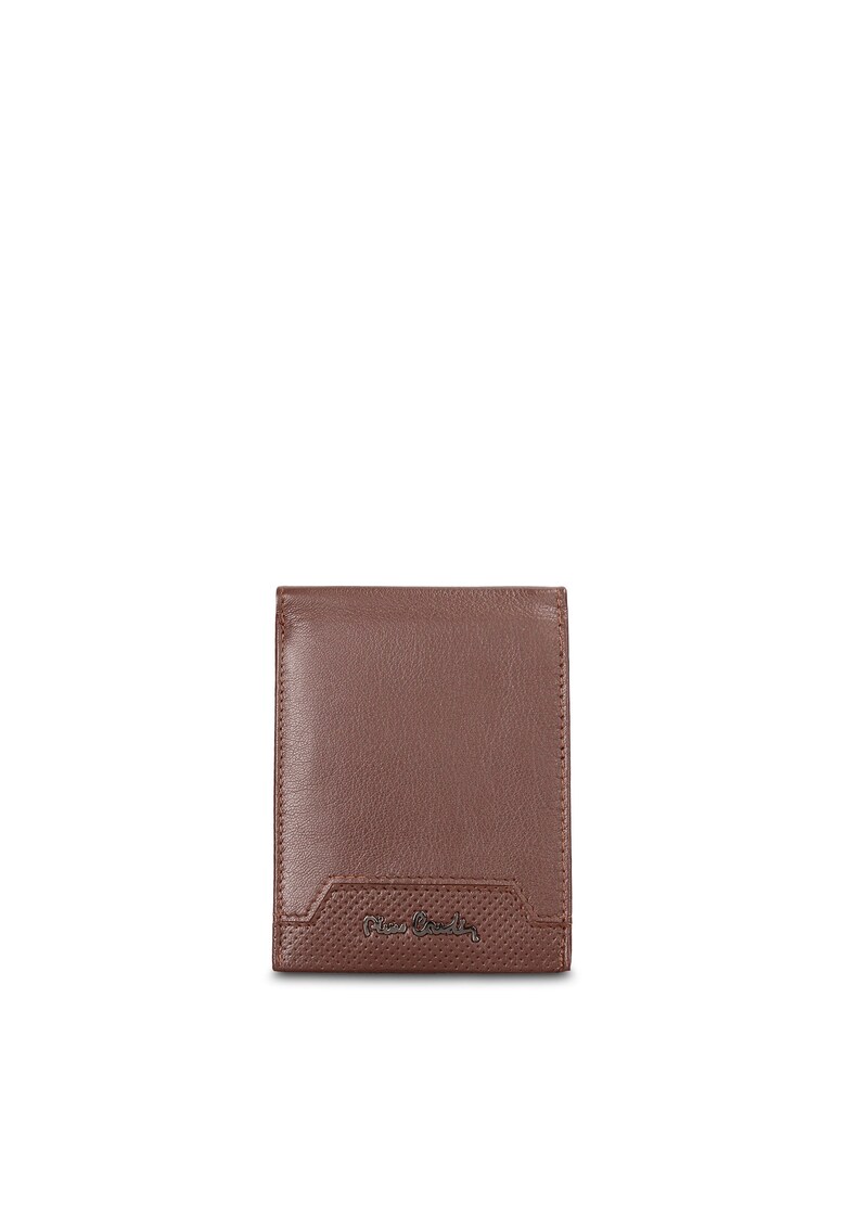 Portofel pliabil de piele Torino Pro - Maro taupe