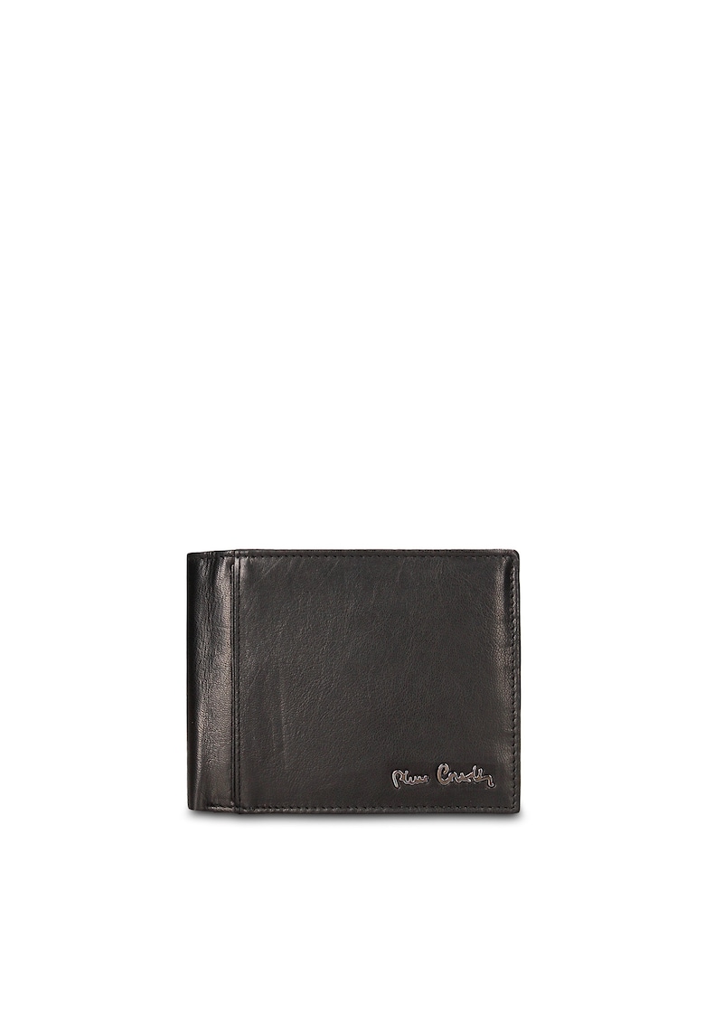 Portofel pliabil din piele Alistair Chic - Negru
