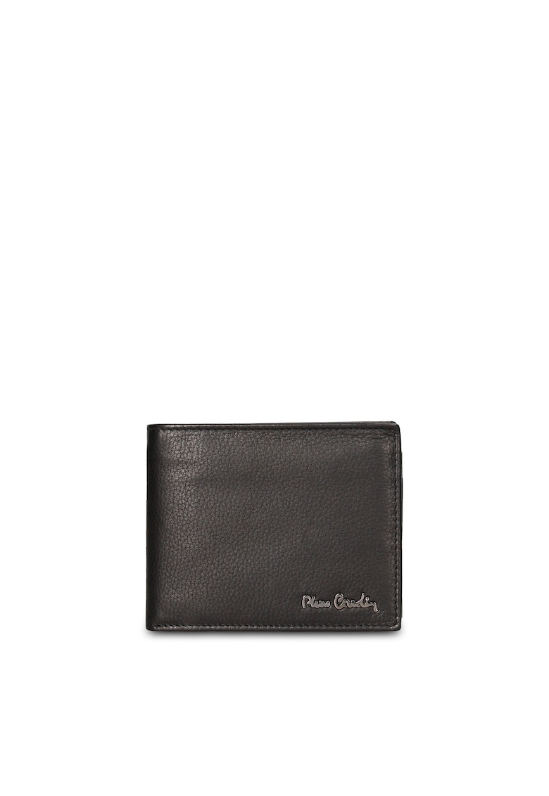 Portofel pliabil din piele Arden Chic - Negru