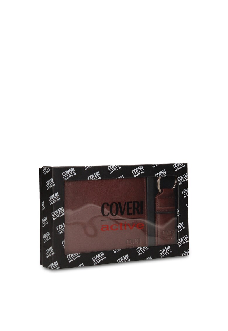 Set de portofel de piele si breloc Eamon Elite - 2 piese