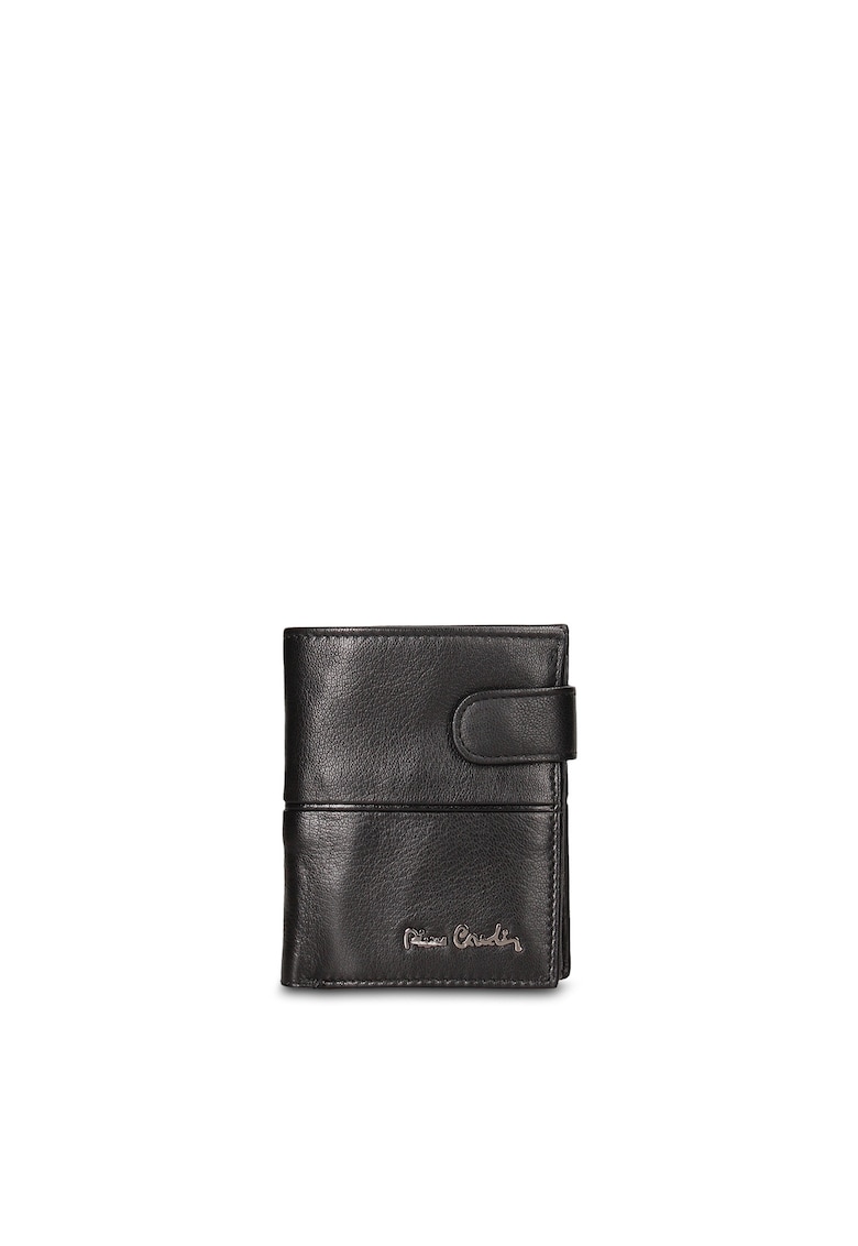 Portofel din piele cu inchidere cu capsa Sombreuil