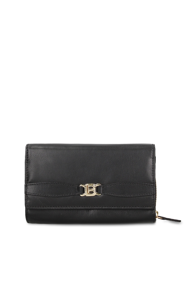 Portofel de piele Novara Elite - Negru