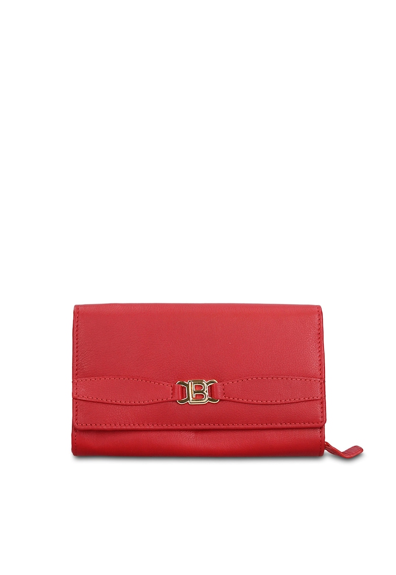 Portofel de piele Novara Elite - Rosu