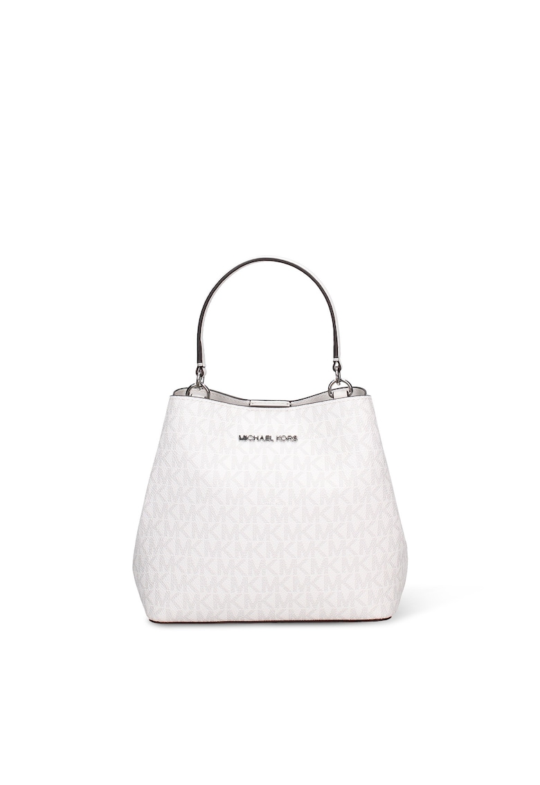 Geanta bucket de panza peliculizata cu monograma Seraphina