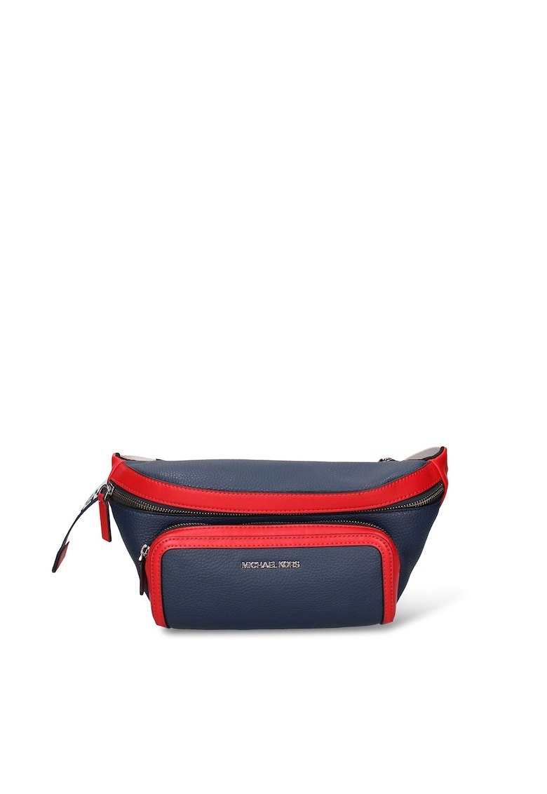 Borseta de piele ecologica Rexon - Rosu/Bleumarin