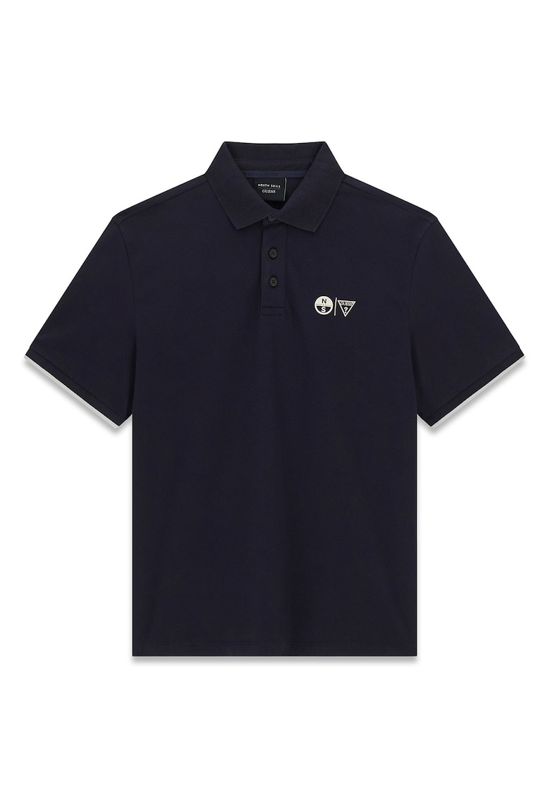 Tricou cu guler polo North Sails - Albastru ultramarin