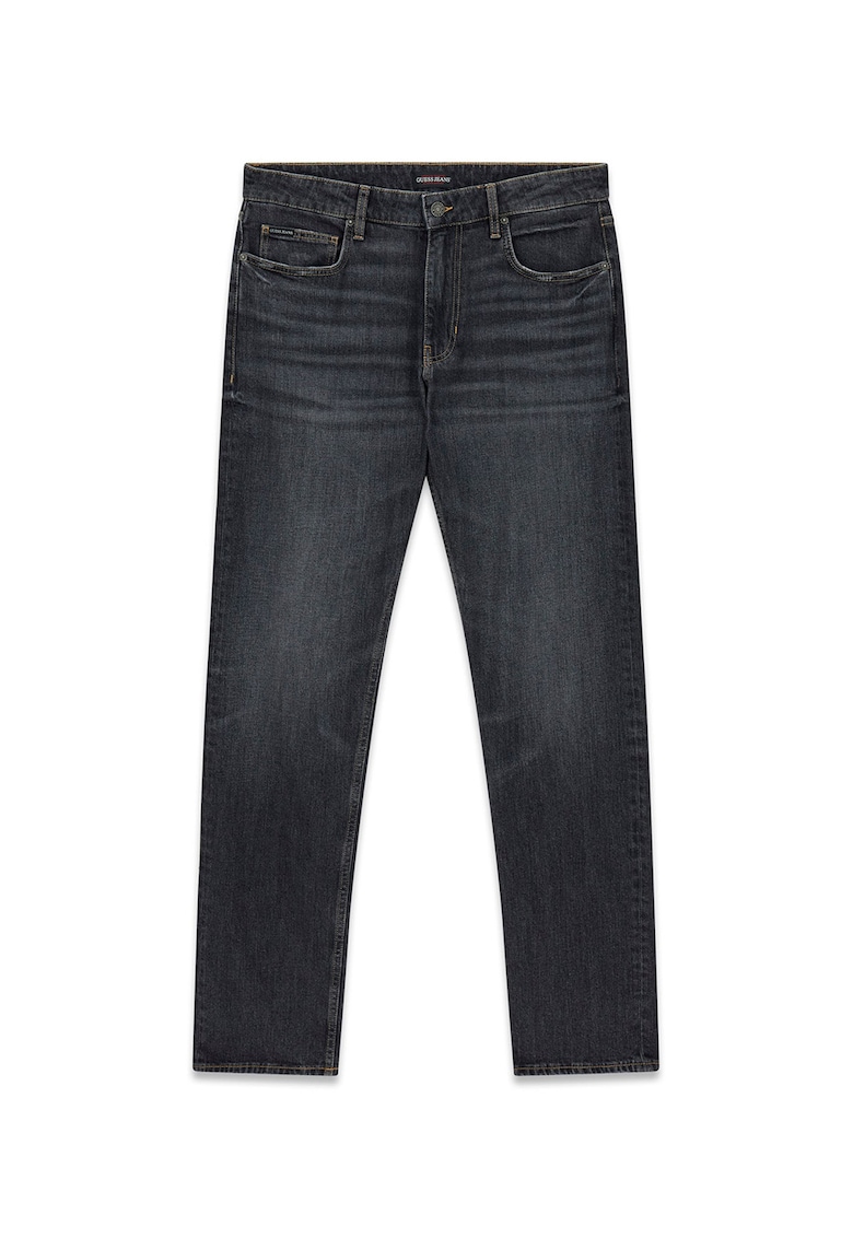Blugi slim fit - Alb murdar/Gri antracit