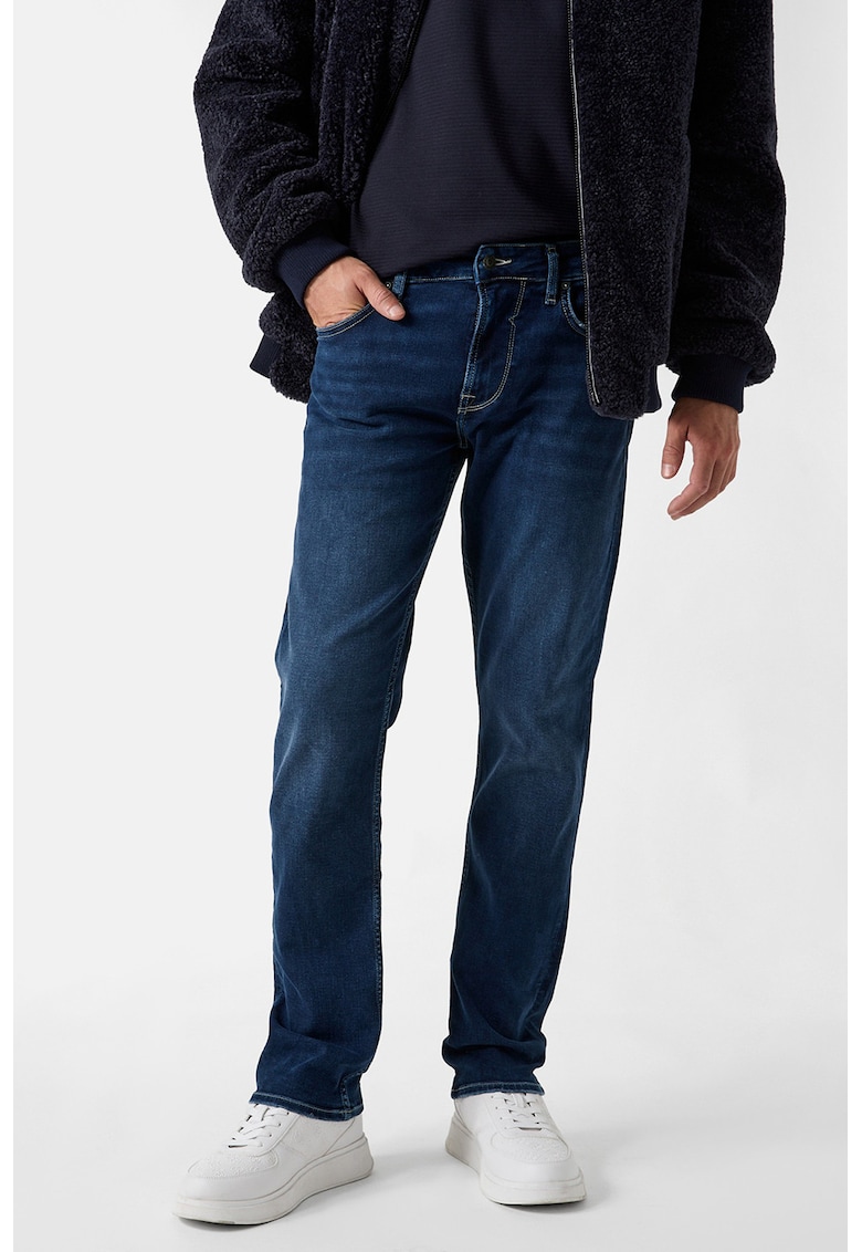 Blugi slim fit - Albastru inchis