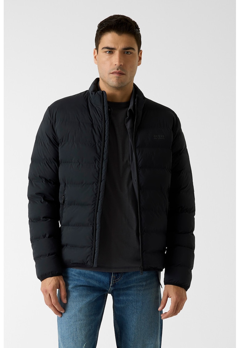 Geaca slim fit matlasata - Negru