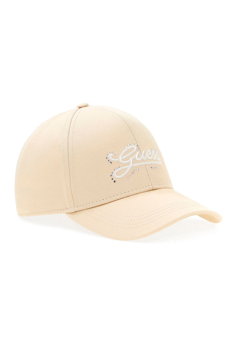 Sapca baseball din denim cu broderie logo - Piersica