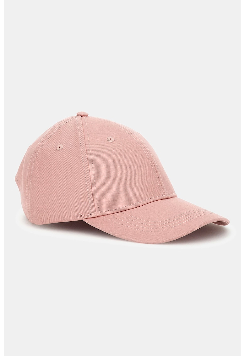Sapca baseball cu logo metalic Garbardine - Roz