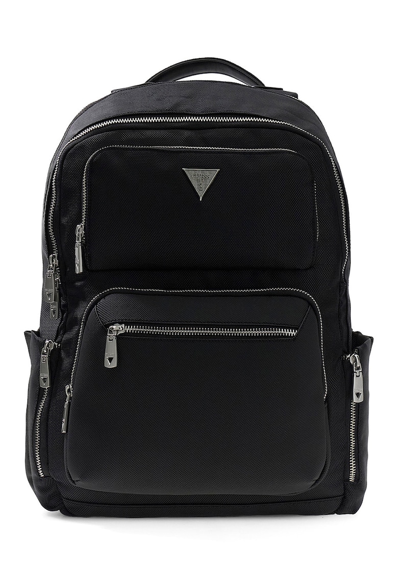 Rucsac cu buzunare cu fermoar Berna - Negru