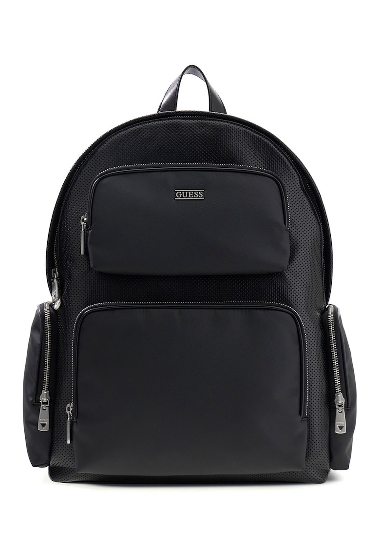 Rucsac din piele ecologica cu barete ajustabile Boston - Negru