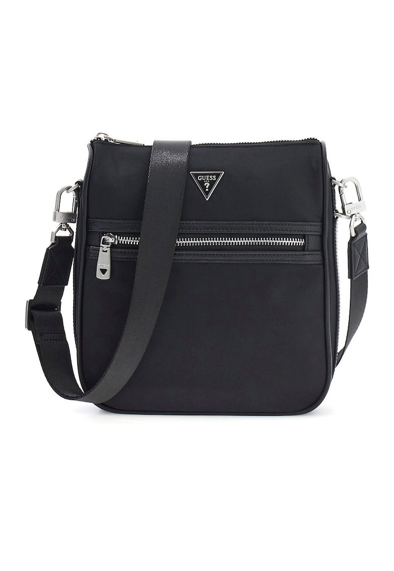 Geanta crossbody cu fermoar Milano - Negru