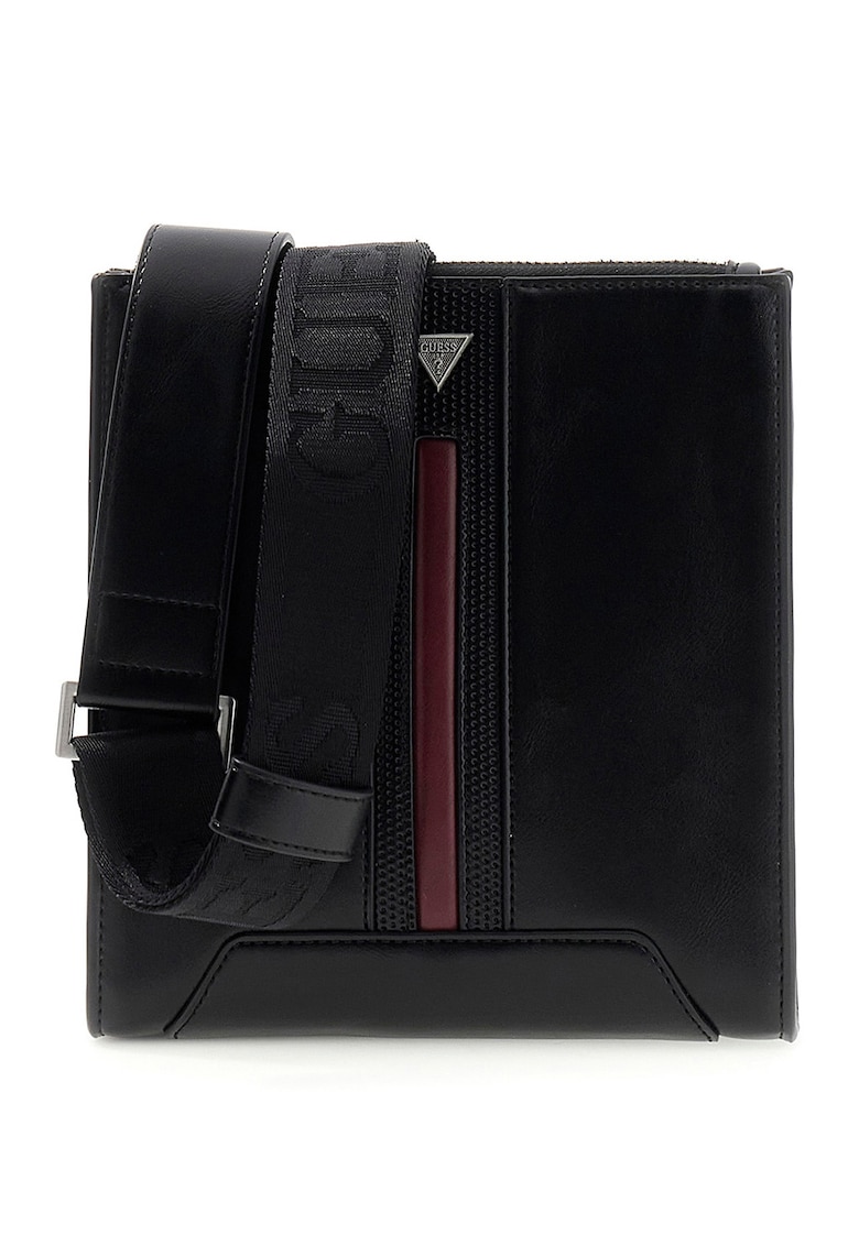 Geanta crossbody din piele ecologica Torino - Negru
