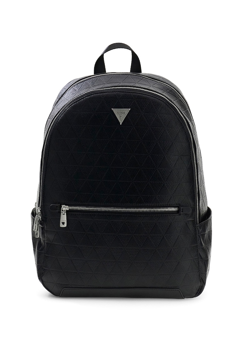 Rucsac din piele ecologica cu spate captusit Torino - Negru