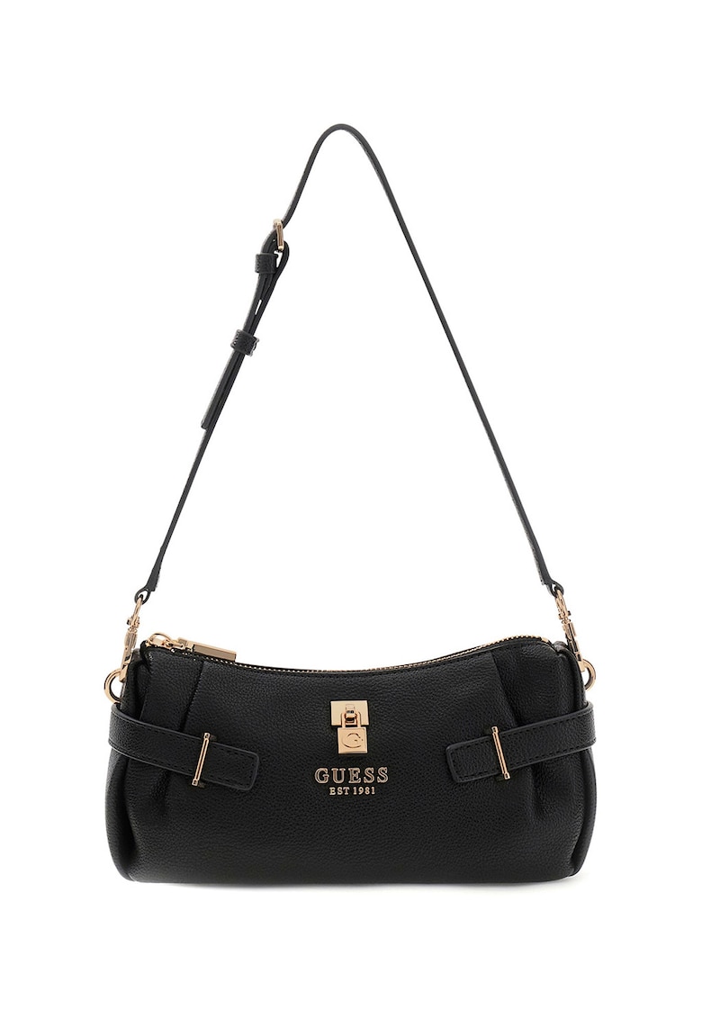 Geanta din piele ecologica cu bareta de umar Yesba - Negru