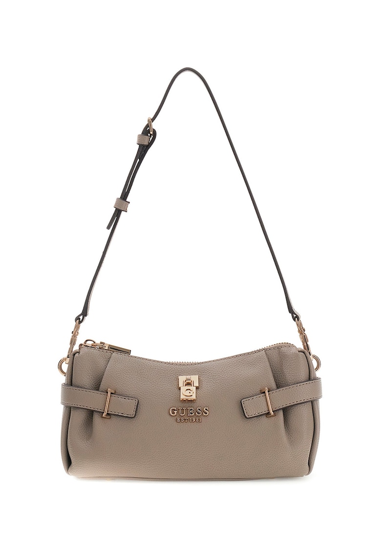 Geanta din piele ecologica cu bareta de umar Yesba - Grej