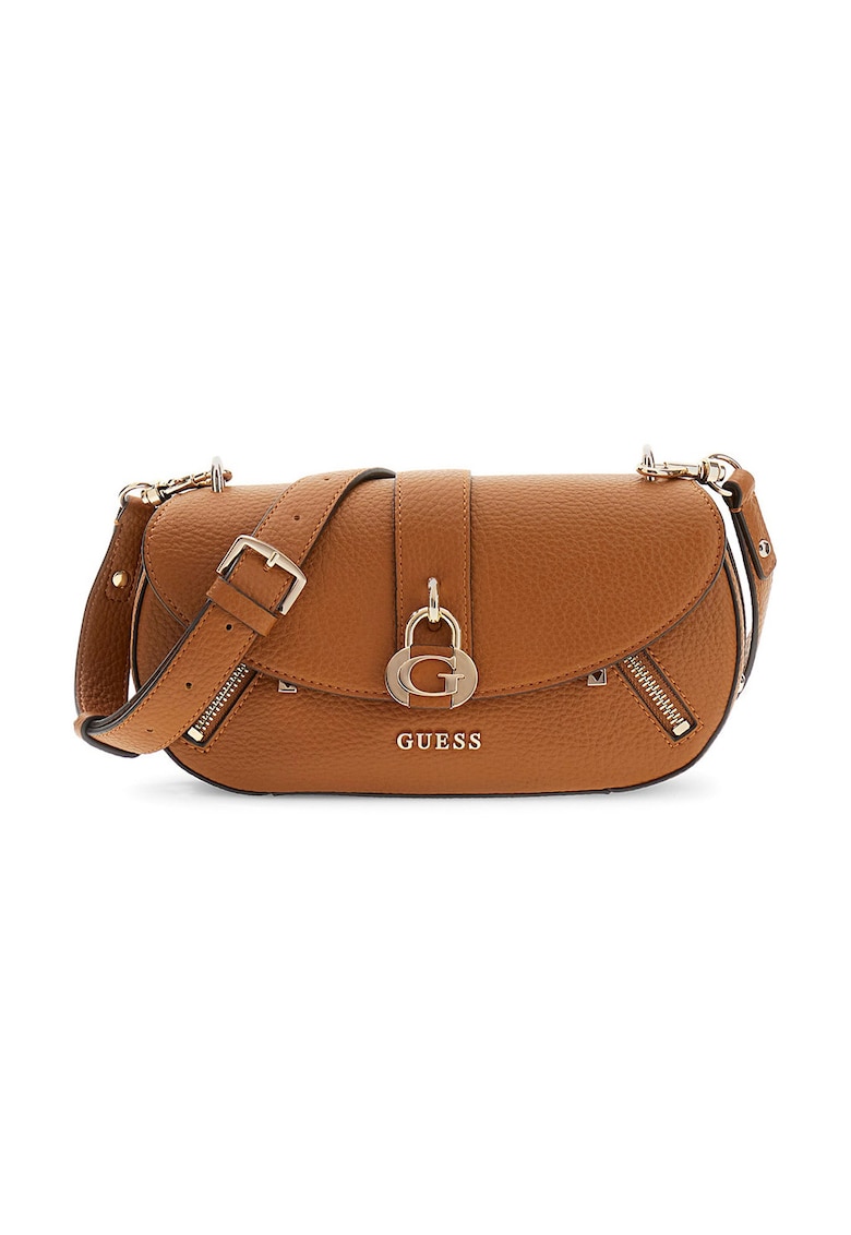 Geanta crossbody din piele ecologica Jessa - Maro cognac