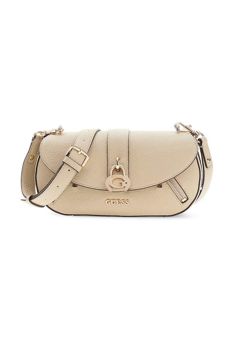 Geanta crossbody din piele ecologica Jessa - Maro nisip